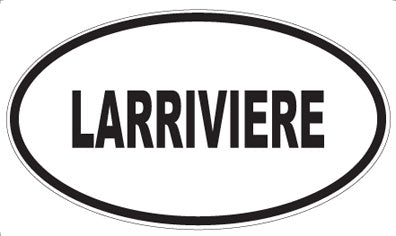 LARRIVIERE - Oval Magnet