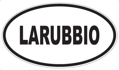 LARUBBIO - Oval Sticker