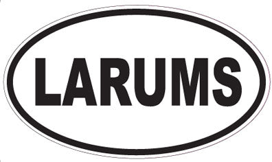 LARUMS - Oval Sticker