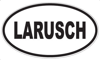LARUSCH - Oval Sticker