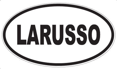 LARUSSO - Oval Magnet