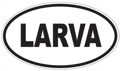 LARVA - Oval Sticker