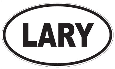 LARY - Oval Magnet