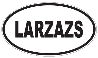 LARZAZS - Oval Magnet