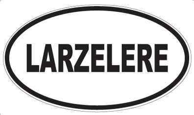 LARZELERE - Oval Magnet