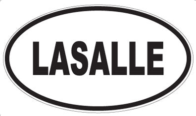 LASALLE - Oval Magnet