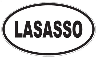 LASASSO - Oval Magnet