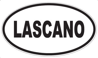 LASCANO - Oval Magnet