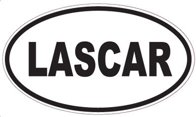 LASCAR - Oval Sticker