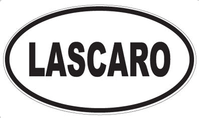 LASCARO - Oval Sticker
