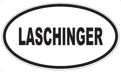 LASCHINGER - Oval Magnet