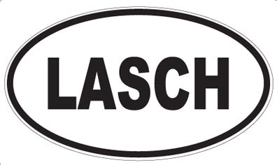 LASCH - Oval Magnet
