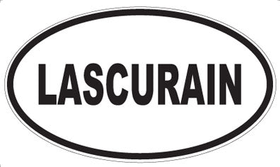 LASCURAIN - Oval Magnet
