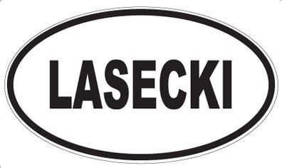 LASECKI - Oval Magnet