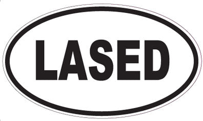LASED - Oval Sticker
