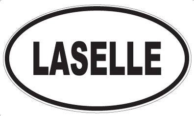 LASELLE - Oval Sticker