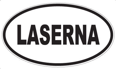 LASERNA - Oval Magnet