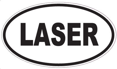 LASER - Oval Magnet