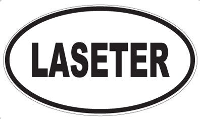 LASETER - Oval Magnet