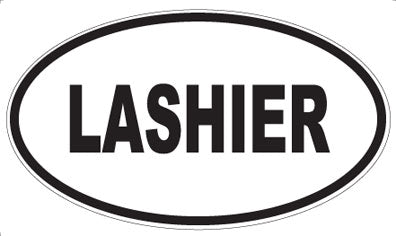 LASHIER - Oval Magnet