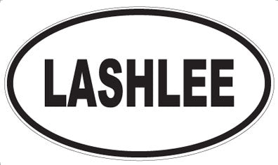 LASHLEE - Oval Magnet