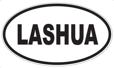 LASHUA - Oval Sticker
