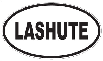 LASHUTE - Oval Sticker
