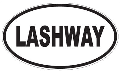 LASHWAY - Oval Magnet