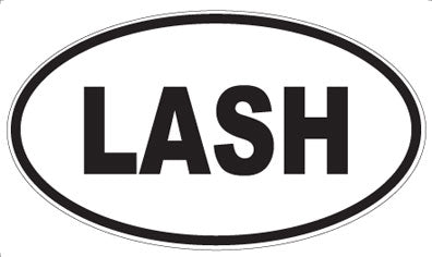LASH - Oval Magnet