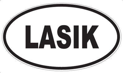 LASIK - Oval Magnet