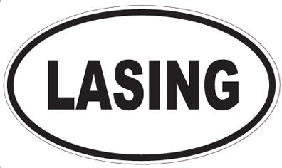 LASING - Oval Sticker