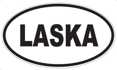 LASKA - Oval Sticker