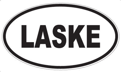 LASKE - Oval Sticker