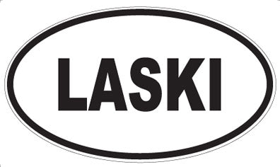 LASKI - Oval Sticker