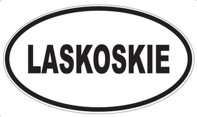 LASKOSKIE - Oval Sticker