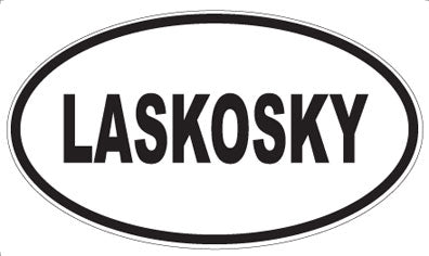 LASKOSKY - Oval Sticker