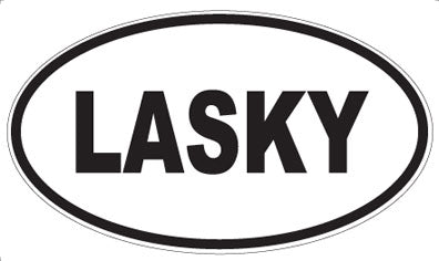 LASKY - Oval Magnet
