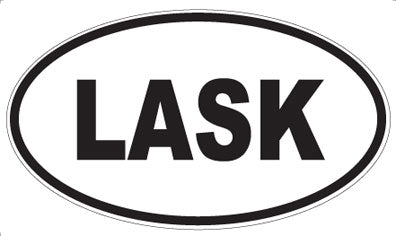 LASK - Oval Magnet