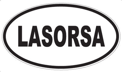 LASORSA - Oval Sticker