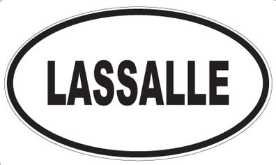 LASSALLE - Oval Magnet