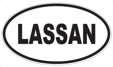LASSAN - Oval Magnet