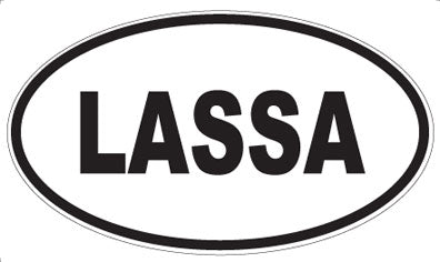 LASSA - Oval Magnet