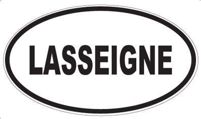 LASSEIGNE - Oval Sticker