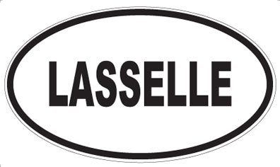 LASSELLE - Oval Sticker