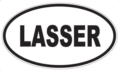 LASSER - Oval Magnet