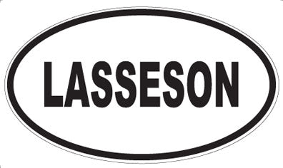 LASSESON - Oval Magnet