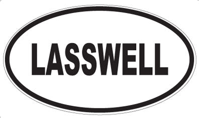 LASSWELL - Oval Sticker