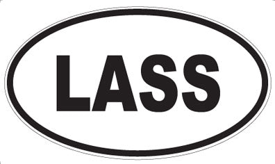 LASS - Oval Magnet