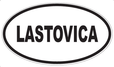 LASTOVICA - Oval Magnet