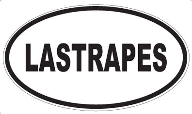 LASTRAPES - Oval Sticker